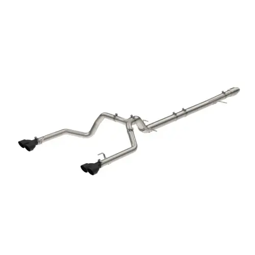 Pacific Performance Engineering - PPE 304 Stainless Steel DPF-Back Performance Exhaust Kit - Dual Exit for Chevy/GMC (2020-22) 3.0L Duramax (Raw Tubes, Black Ceramic Coated Tips)