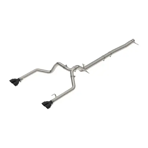 Pacific Performance Engineering - PPE 304 Stainless Steel DPF-Back Performance Exhaust Kit - Dual Exit for Chevy/GMC (2023-26) 3.0L Duramax (Polished Tubes, Black Ceramic Coated Tips)
