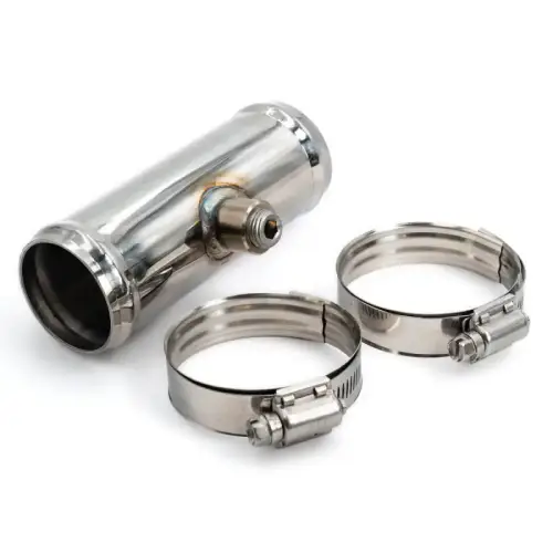 Pacific Performance Engineering - PPE 1.75" Coolant Drain Tube SS w- 1/4"NPT Bung