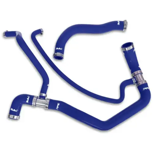 Pacific Performance Engineering - PPE Performance Silicone Upper and Lower Coolant Hose Kit for Chevy/GMC (2001-05) 6.6L Duramax (Blue)