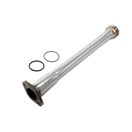 Pacific Performance Engineering - PPE 304 Stainless Steel Coolant Tube for Chevy/GMC (2001-26) 6.6L Duramax (Pump to Oil Cooler, Polished)