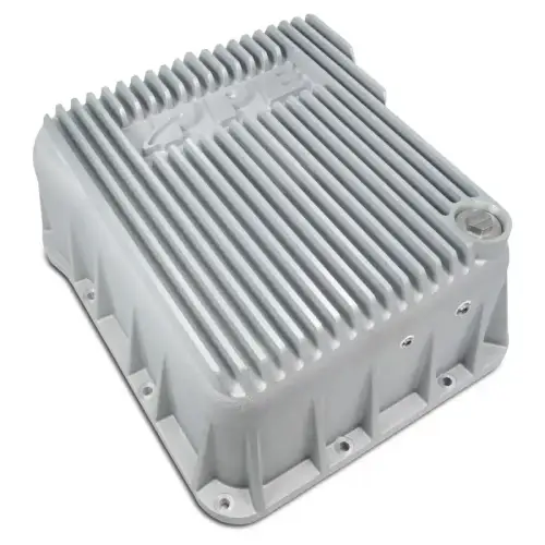 Pacific Performance Engineering - PPE Heavy-Duty Cast Aluminum Transmission Pan for Chevy/GMC (2001-19) 6.6L Duramax (Allison 100/2000/2400 Series, Deep, Raw)