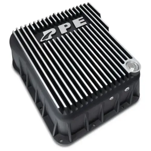 Pacific Performance Engineering - PPE Heavy-Duty Cast Aluminum Transmission Pan for Chevy/GMC (2001-19) 6.6L Duramax (Allison 100/2000/2400 Series, Deep, Brushed)