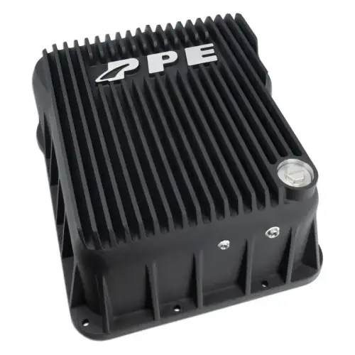 Pacific Performance Engineering - PPE Heavy-Duty Cast Aluminum Transmission Pan for Chevy/GMC (2001-19) 6.6L Duramax (Allison 100/2000/2400 Series, Deep, Black)