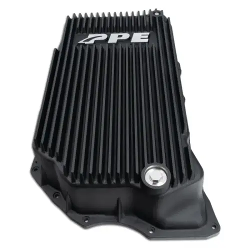 Pacific Performance Engineering - PPE 10L1000 Heavy-Duty Cast Aluminum Transmission Pan for Chevy/GMC (2020-26) 6.6L Duramax (Black)