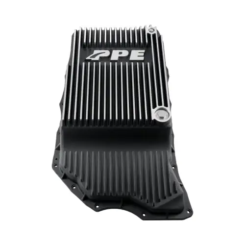 Pacific Performance Engineering - PPE 10L1000 Heavy-Duty Cast Aluminum Transmission Pan for Chevy/GMC (2024-26) 6.6L 2500HD/3500HD Gas (Brushed)