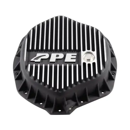 Pacific Performance Engineering - PPE AAM 11.5"-14-Bolt Heavy-Duty Cast Aluminum Rear Differential Cover for Chevy/GMC (2001-19) 6.0L/6.6L 2500HD/3500HD | Dodge/Ram (2001-18) 5.7L/6.7L 2500/3500 (Brushed)