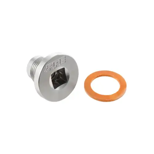 Pacific Performance Engineering - PPE Stainless Steel Drain Plug for Dodge/Ram (2003-26) 5.9L/6.7L 2500/3500 (w/ Integrated Magnet and M18-1.5 Threads)