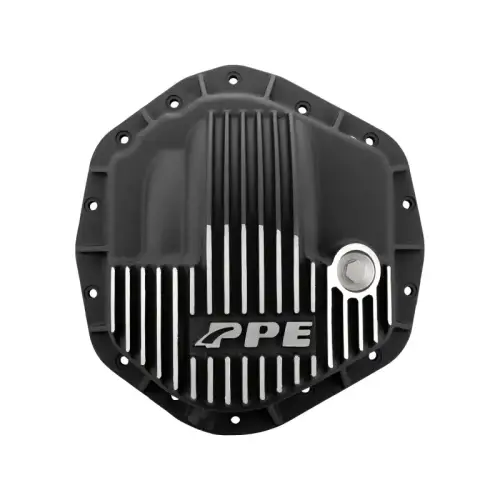 Pacific Performance Engineering - PPE AAM 11.5"-14-Bolt Heavy-Duty Cast Aluminum Rear Differential Cover for Chevy/GMC (2001-19) 2500HD/3500HD | Dodge/Ram (2001-18) 2500/3500 (Brushed)