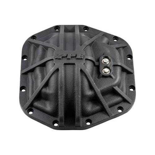 Pacific Performance Engineering - PPE Dana 44-M220 12-Bolt Nodular Iron Rear Differential Cover for Jeep (2018-26) Wrangler/Gladiator | Ford (2021-26) Bronco (Black)