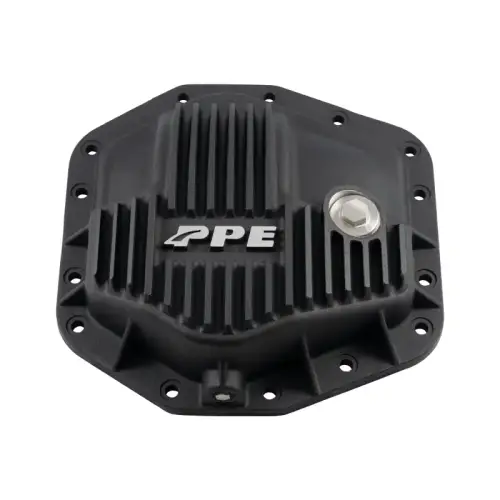Pacific Performance Engineering - PPE Dana M235 14-Bolt Heavy-Duty Cast Aluminum Front Differential Cover for Ford (2023-26) Super Duty (Black)