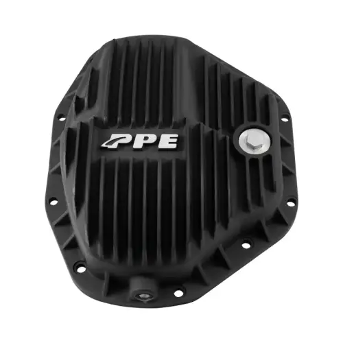 Pacific Performance Engineering - PPE Dana 80 10-Bolt Heavy-Duty Cast Aluminum Rear Differential Cover for Ford (1988-16) Super Duty (Black)