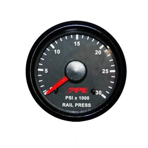 Pacific Performance Engineering - PPE Fuel Rail Pressure Gauge for Dodge/Ram (2003-17) 1500/ / Chevy/GMC (2001-05) 6.6L Duramax