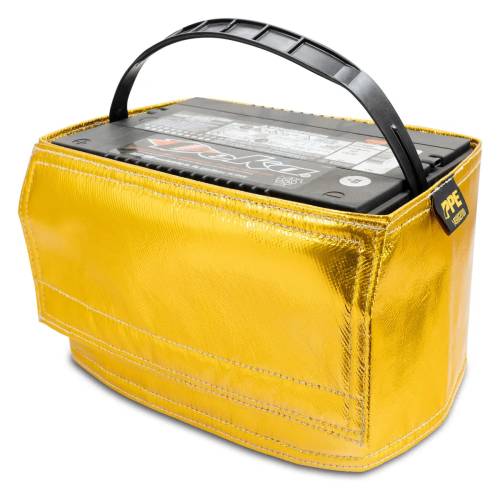 Pacific Performance Engineering - PPE Side-Post Battery Heat Shield - Gold (Universal)