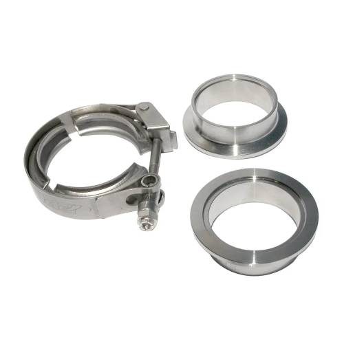 Pacific Performance Engineering - PPE 2.25" V-Band 3-Piece Set - QR 304 Stainless (Universal)