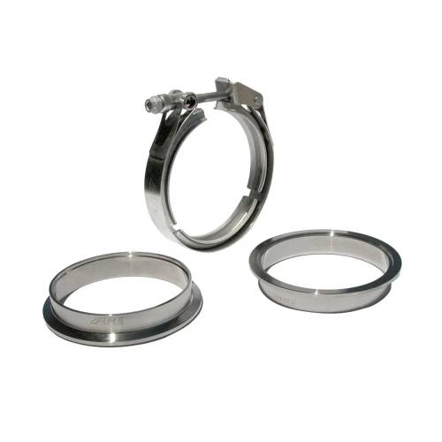 Pacific Performance Engineering - PPE 3.5" V-Band 3-Piece Set - Quick Release, Stainless (Universal)
