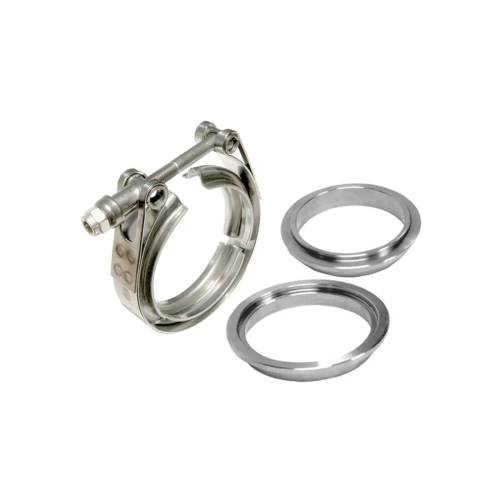 Pacific Performance Engineering - PPE Standard V-Band 3-Piece Set - 4.0" Aluminum Flanges (Universal)