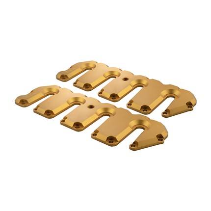 Pacific Performance Engineering - PPE Valve Cover Kit (Gold, No Pillars) for Chevy/GMC (2004.5-10) 6.6L Duramax LBZ/LMM