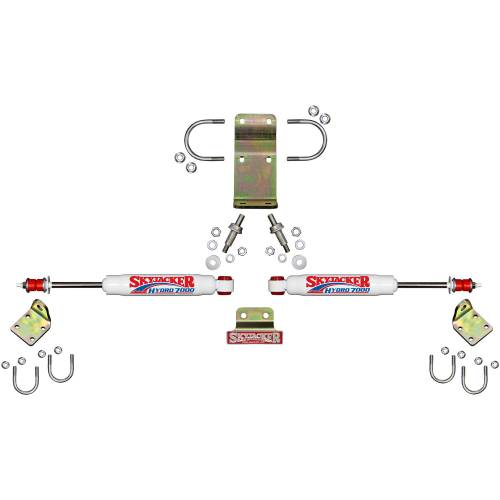 Skyjacker - Skyjacker High Clearance Dual Steering Stabilizer Kit for Jeep (2007-17) Wrangler JK