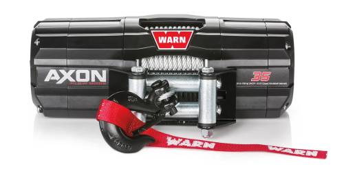 Warn - Warn AXON 35 Powersports Winch with Plow Mode, 3,500 lb Steel Rope