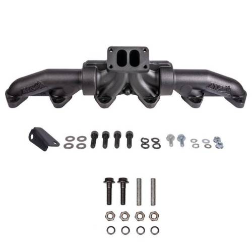 ATS Diesel Performance - ATS Diesel Pulse Flow Exhaust Manifold Kit for Dodge (2003-07.5) 5.9L Cummins, 2-Pc T4 Manifold w/ Gaskets & Premium Hardware