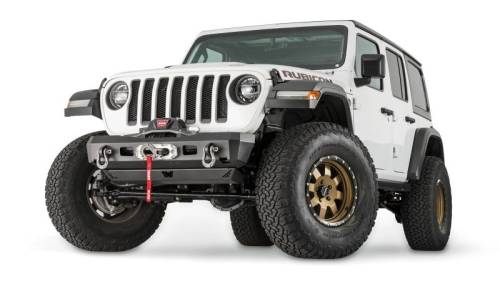 Warn - Warn Elite Stubby Front Winch Bumper for Jeep (2018-26) Wrangler JL & (2020-26) Gladiator JT