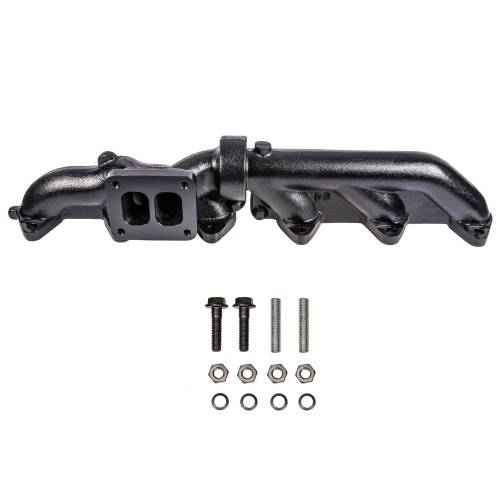 ATS Diesel Performance - ATS Pulse Flow Exhaust Manifold Kit 2-Pc T4 for Dodge (2003-07) 5.9L Cummins (with Turbo Flange Hardware)
