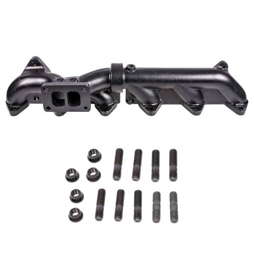 ATS Diesel Performance - ATS Pulse Flow Exhaust Manifold Kit for Dodge/Ram (2007.5-18) 6.7L Cummins, 2-Pc w/ Turbo Flange Hardware