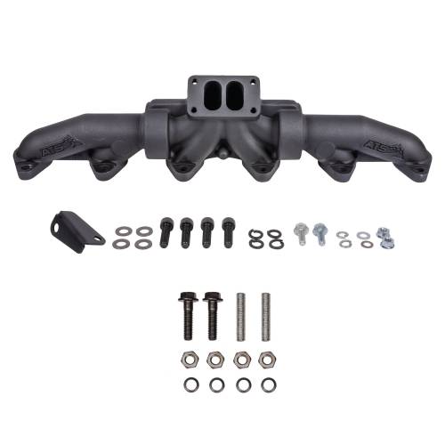 ATS Diesel Performance - ATS Pulse Flow Exhaust Manifold Kit for Dodge (1998.5-02) 5.9L 24V Cummins, 3-Pc T3 w/ Turbo Flange Hardware