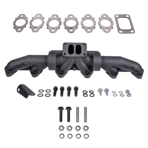 ATS Diesel Performance - ATS Pulse Flow Exhaust Manifold Kit for Dodge (1998.5-02) 5.9L Cummins, 3-Pc T3
