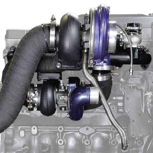 ATS Diesel Performance - ATS Aurora Twin (Compound) Turbo System for Dodge (1994-98) 2500/3500 5.9L Cummins 12V (3000/5000)