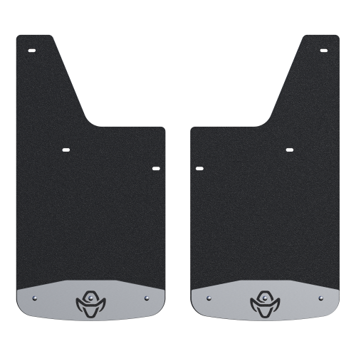 Ranch Hand - Ranch Hand Rear 12" x 23" Textured Rubber Mud Flaps for Dodge/Ram (2009-27) 1500/1500 Classic/2500/3500