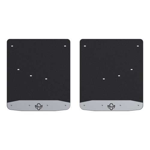 Ranch Hand - Ranch Hand Rear 20" x 23" Textured Rubber Mud Flaps for Ford (2017-27) F-350/F-450 Super Duty