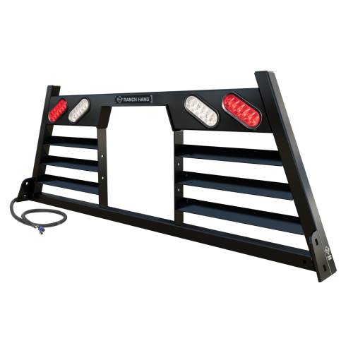 Ranch Hand - Ranch Hand Legend Headache Rack with LED Lights for Ram/Chevy/Ford/GMC/Dodge (2001-27) F-150/1500/1500 Classic/1500 LD/1500 Limited/2500/3500, 2500/3500 HD