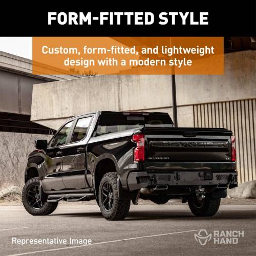 Ranch Hand - Ranch Hand Midnight Rear Bumper for Chevy/GMC (2020-23) 2500/3500 HD