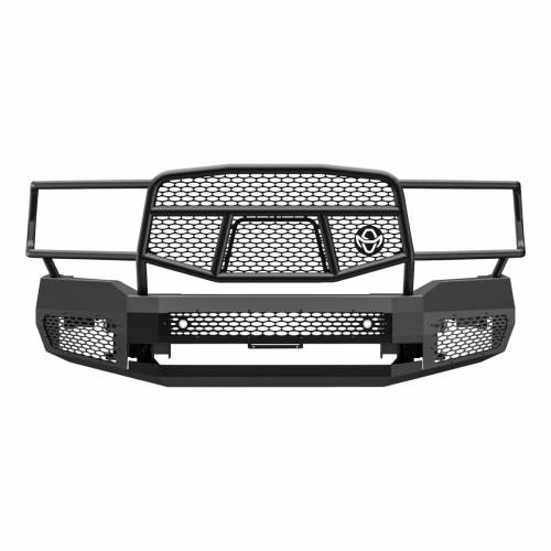 Ranch Hand - Ranch Hand Midnight Front Bumper with Grille Guard for Ram (2019-22) 2500/3500