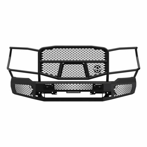 Ranch Hand - Ranch Hand Midnight Front Bumper with Grille Guard for GMC (2020-23) 2500/3500 HD