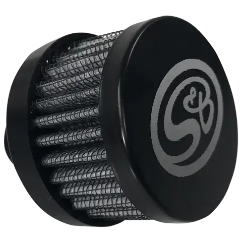 S&B - S&B Breather for Dodge/Ram (2007.5-18) 6.7L, Cummins, Clamp-On, Black