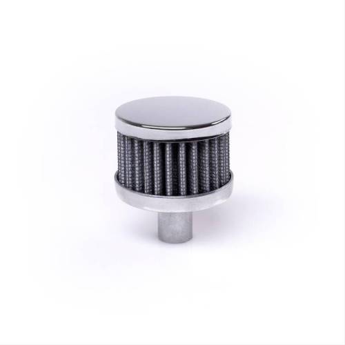 S&B - S&B Crankcase Vent Filter, .625" Hole, Aluminum Base with Chrome Shield