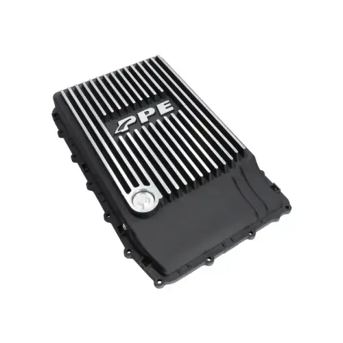 Pacific Performance Engineering - PPE 10R60/10R80 Heavy-Duty Cast Aluminum Transmission Pan for Ford (2017-26) F-150/Ranger/Bronco/Explorer (Standard Capacity, Brushed)
