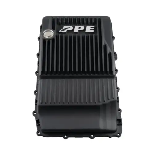 Pacific Performance Engineering - PPE 10R60/10R80/10R100 Heavy-Duty Cast Aluminum Transmission Pan for Ford (2017-26) F-150/Ranger/Explorer Bronco (Deep, Black)
