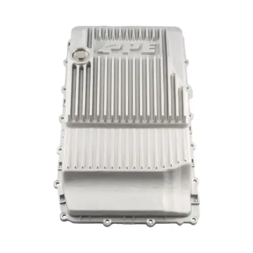 Pacific Performance Engineering - PPE 10R60/10R80/10R100 Heavy-Duty Cast Aluminum Transmission Pan for Ford (2017-26) F-150/Ranger/Explorer Bronco (Deep, Raw)