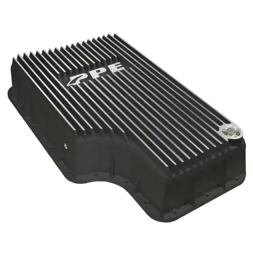 Pacific Performance Engineering - PPE 6R140 Heavy-Duty Cast Aluminum Transmission Pan for Ford (2011-19) 6.7L Super Duty Power Stroke (Brushed)