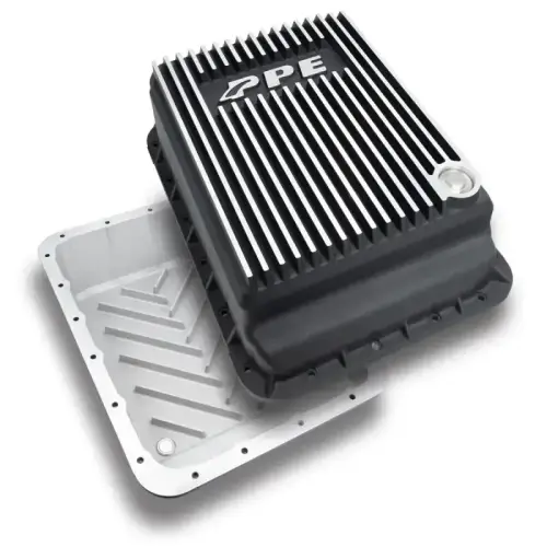 Pacific Performance Engineering - PPE Aisin AS69RC Heavy-Duty Cast Aluminum Transmission Pan for Dodge/Ram (2013-24) 2500/3500 6.7L Cummins (Brushed)