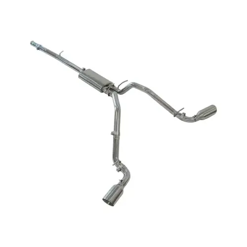 Pacific Performance Engineering - PPE Cat-Back Exhaust System Dual Exit for Chevy/GMC (2014-19) 5.3L V8 1500 (Polished Tips, Polished Tubes Finish)