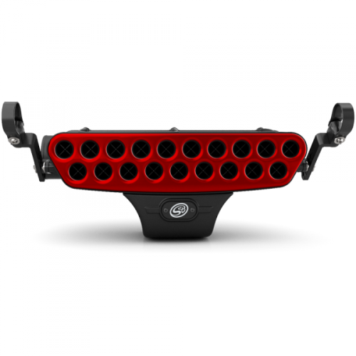 S&B - S&B Stainless Steel Faceplate (Red) - V1 Particle Separator Only