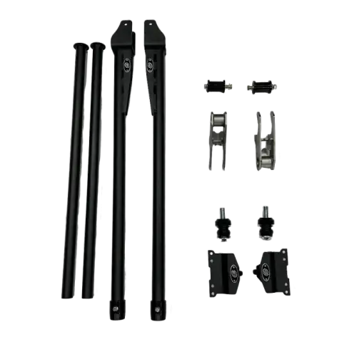 S&B - S&B Traction Bar Kit for Ford (1999-10) F250/F350 / Dodge/Ram (2003-13) 2500/3500 (Long Gusset)
