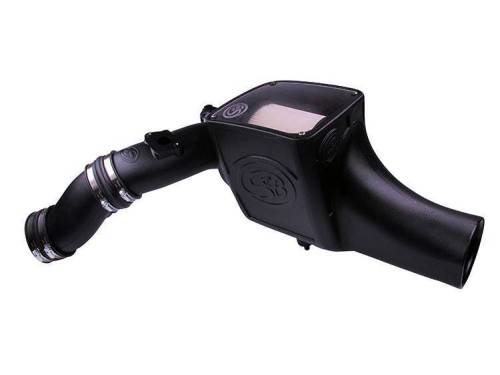S&B - S&B Air Intake Kit for Ford (2003-07) 6.0L Power Stroke (Dry Extendable, White)