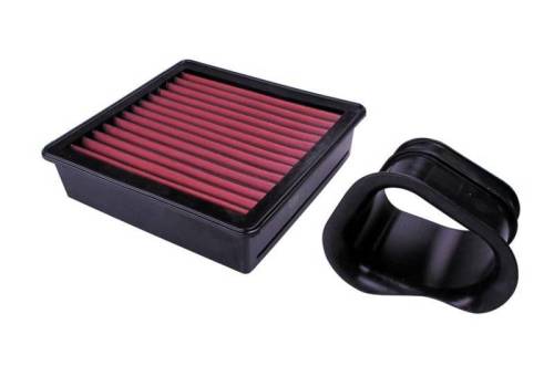 S&B - S&B Cleanable Cotton Replacement Filter for Ford (2010-14) F-150/F-250/Expedition 3.5L/3.7L/5.0L/6.2L/6.8L Lincoln (2007-14) Navigator 5.4L, Drop-In, Red