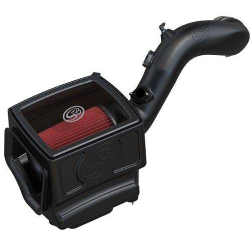 S&B - S&B Cold Air Intake for Chevy/GMC (2009-13) Silverado, Sierra 1500 / (2009-14) Tahoe, Yukon, Suburban, Escalade (Cotton Cleanable, Red)